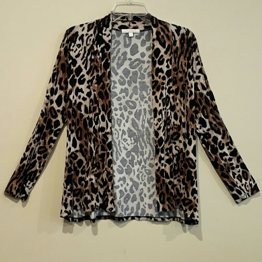 Leopard Print Cardigan